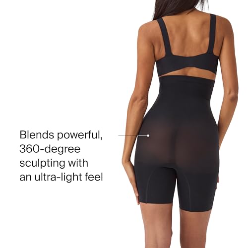 SPANXsculpt Seamless Power High-Waisted Mid-Thigh Short - Lightweight, All-Day Comfort - Core Control Shapewear