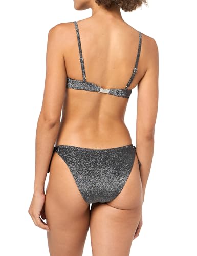 Emporio Armani womens Women's Push-up Bra & Bow Brief Lurex Bikini Set
