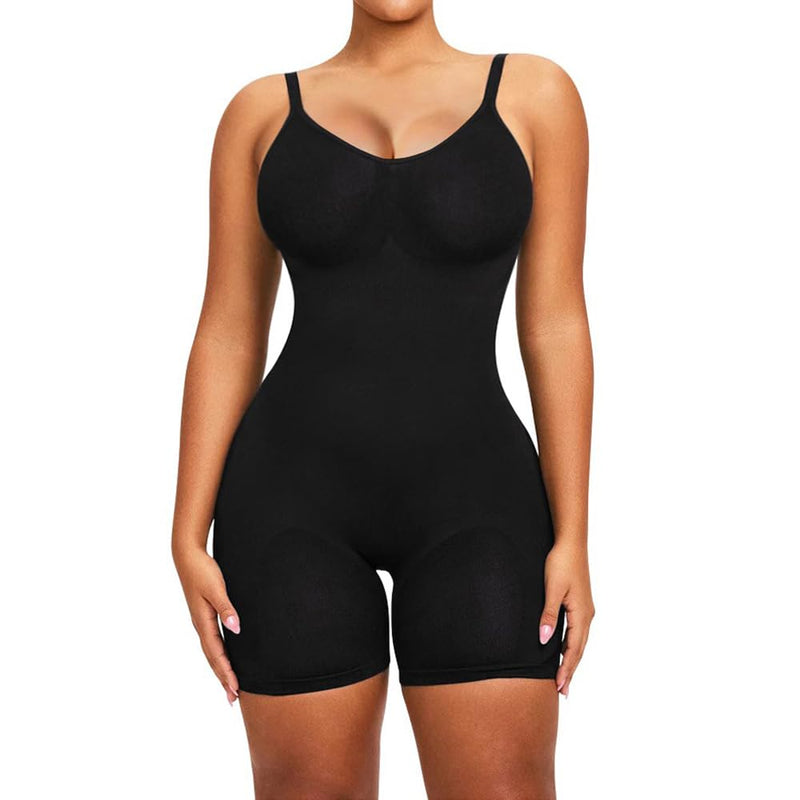 Shapewear Tummy Control Bodysuit Thong or Brief: Sculpting Shaper Tank Top Bodysuits & Snatched Waist Body Suit