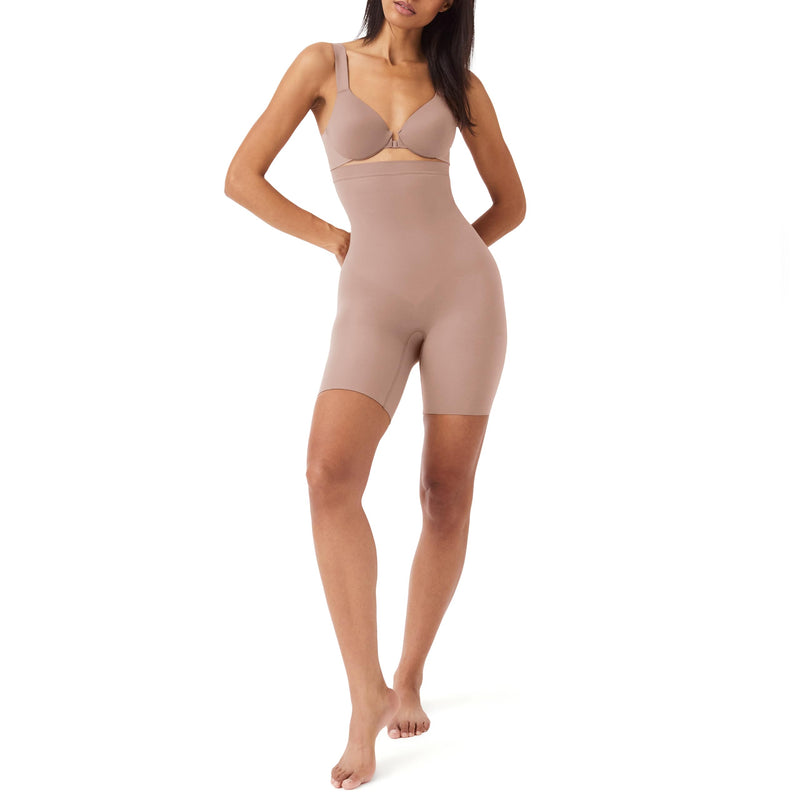 SPANXsculpt Seamless Power High-Waisted Mid-Thigh Short - Lightweight, All-Day Comfort - Core Control Shapewear