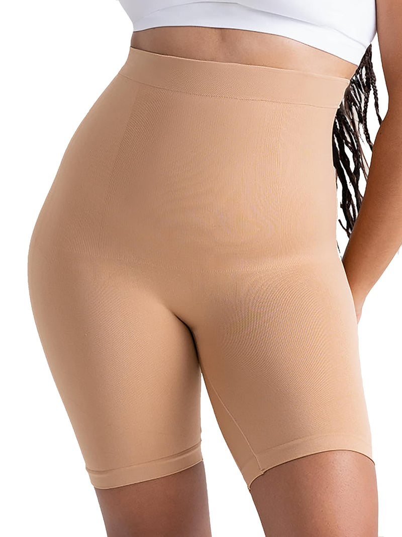 SHAPERMINT Shapewear for Women - High-Waisted Shapewear Tummy Control Shorts, Faja Body Shaper, Underwear for Women