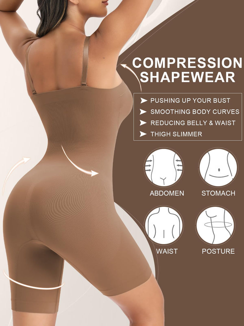 Strapless Shapewear Bodysuit Butt Lifter Body Shaper for Women Under Dress Tummy Control full Body Shapewear