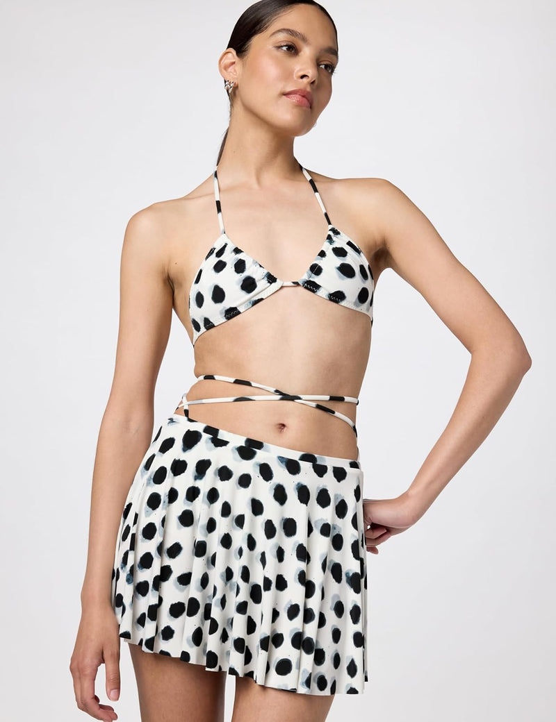Norma Kamali womens Criss Cross Bra/Bottom