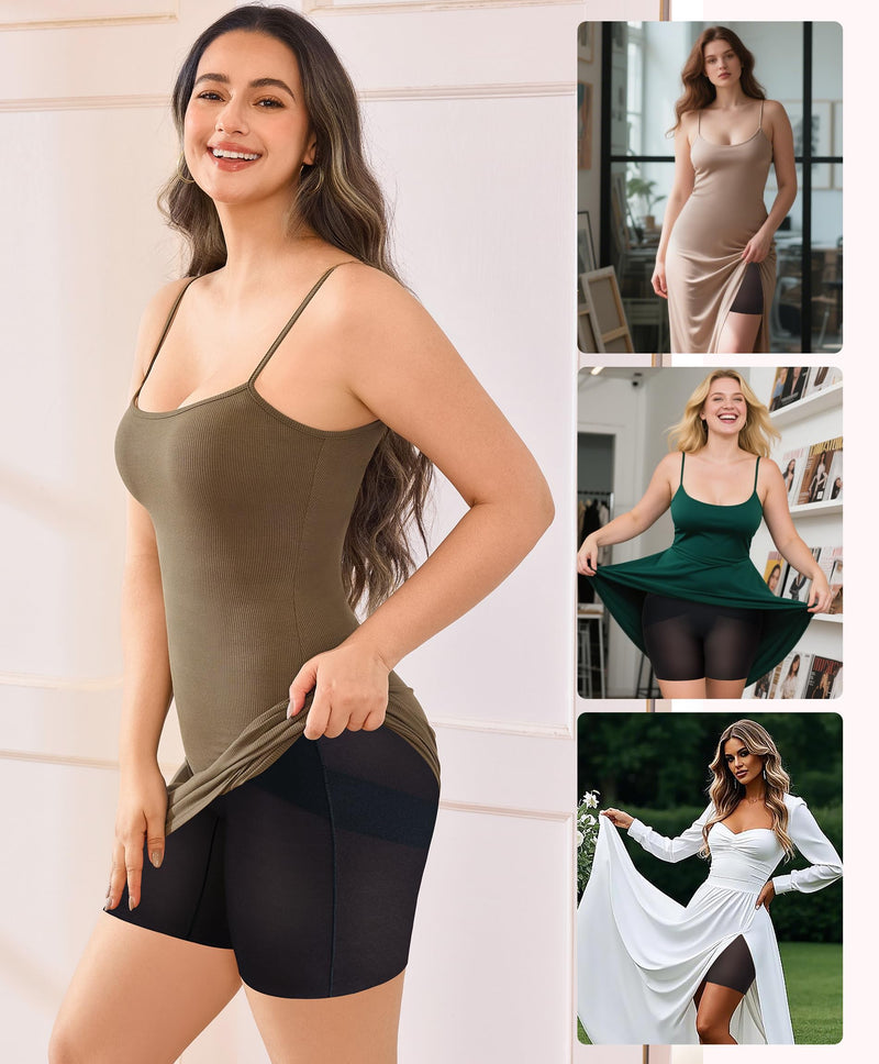 Gotoly Shapewear Tummy Control Mid-Waist Body Shaper Shorts Butt Lifting Panties Shapewear Shorts